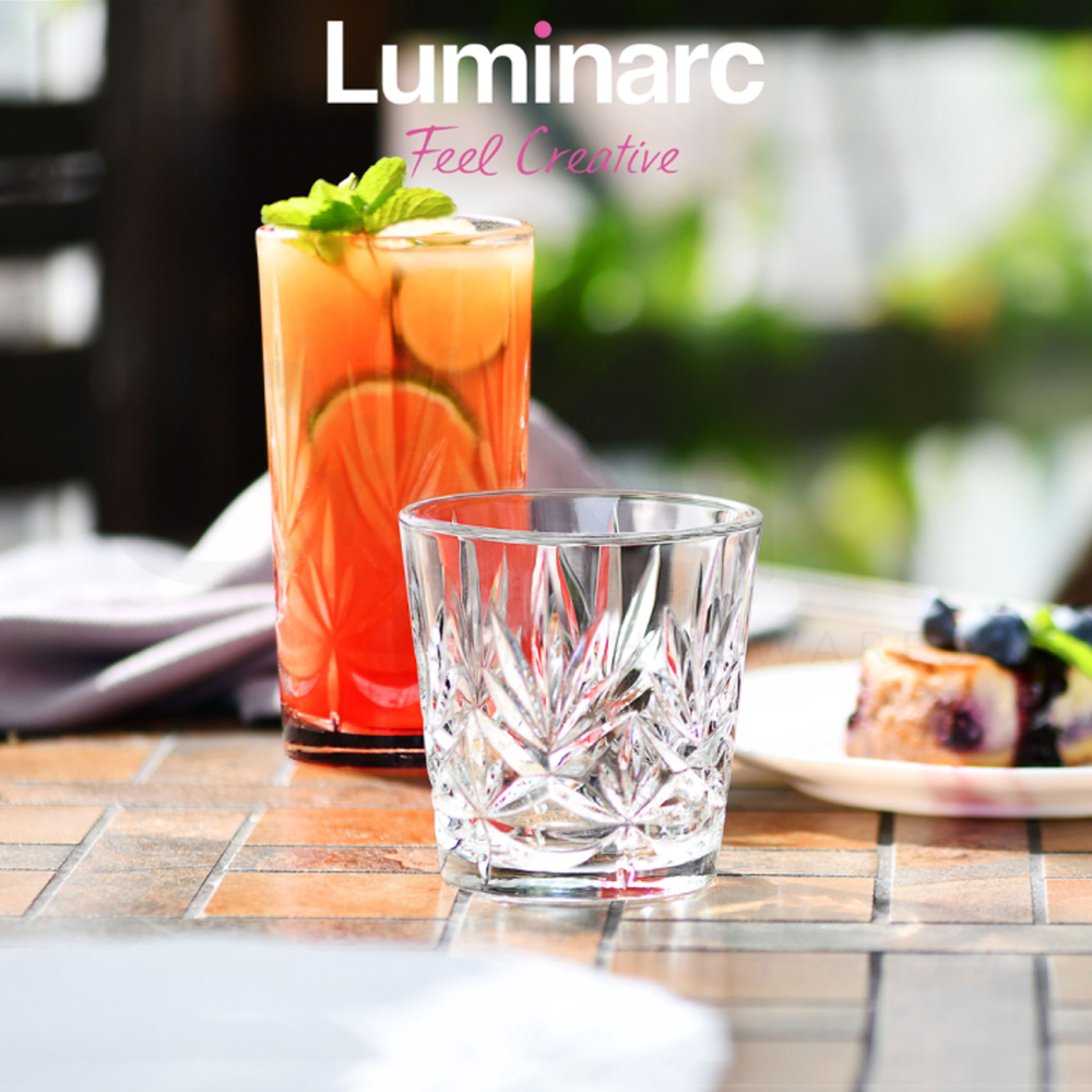 Annecy Short Cups Set 6pcs - Elegant Glass Drinkware