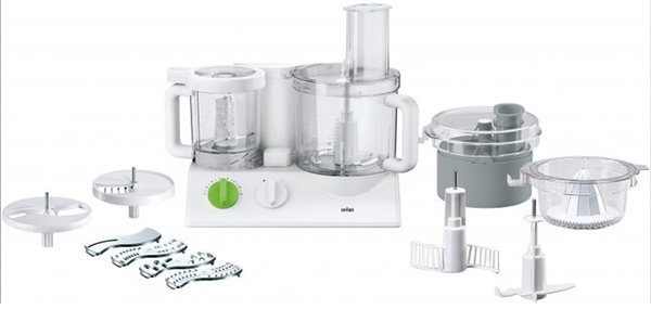 Food Processor FX3030WH with 15 Speeds and Attachments