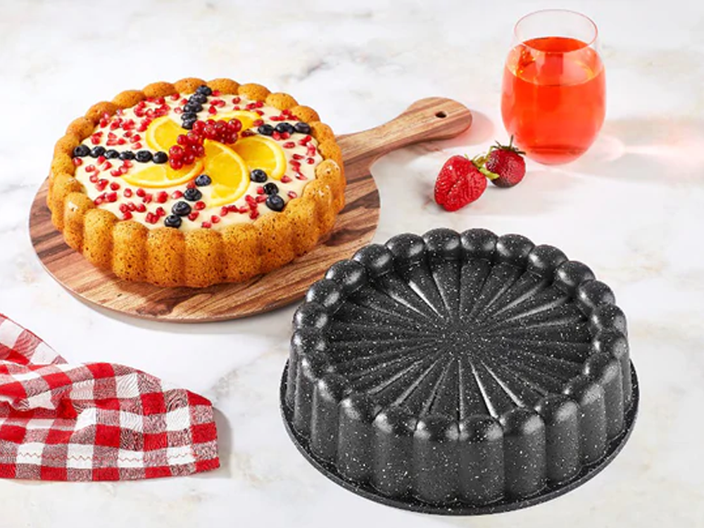 Premium Cake Pan 26cm Non-Stick Cast Aluminum