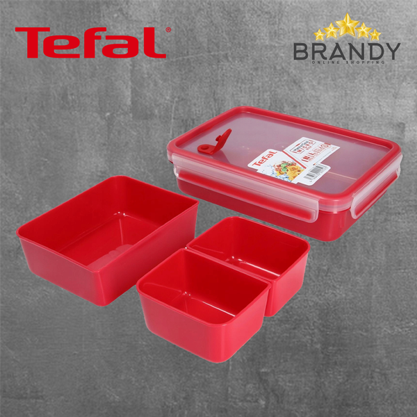 Masterseal Red Lunch Box with Inserts