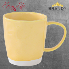 Interior Yellow Mug, 350ml Porcelain