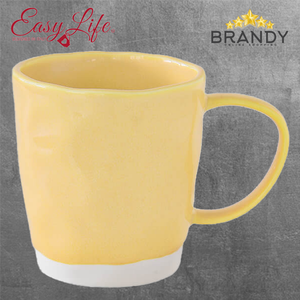 Interior Yellow Mug, 350ml Porcelain