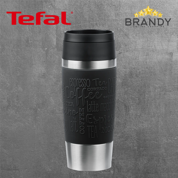 Travel Mug Black 360ml Stainless Steel Insulated Drinkware