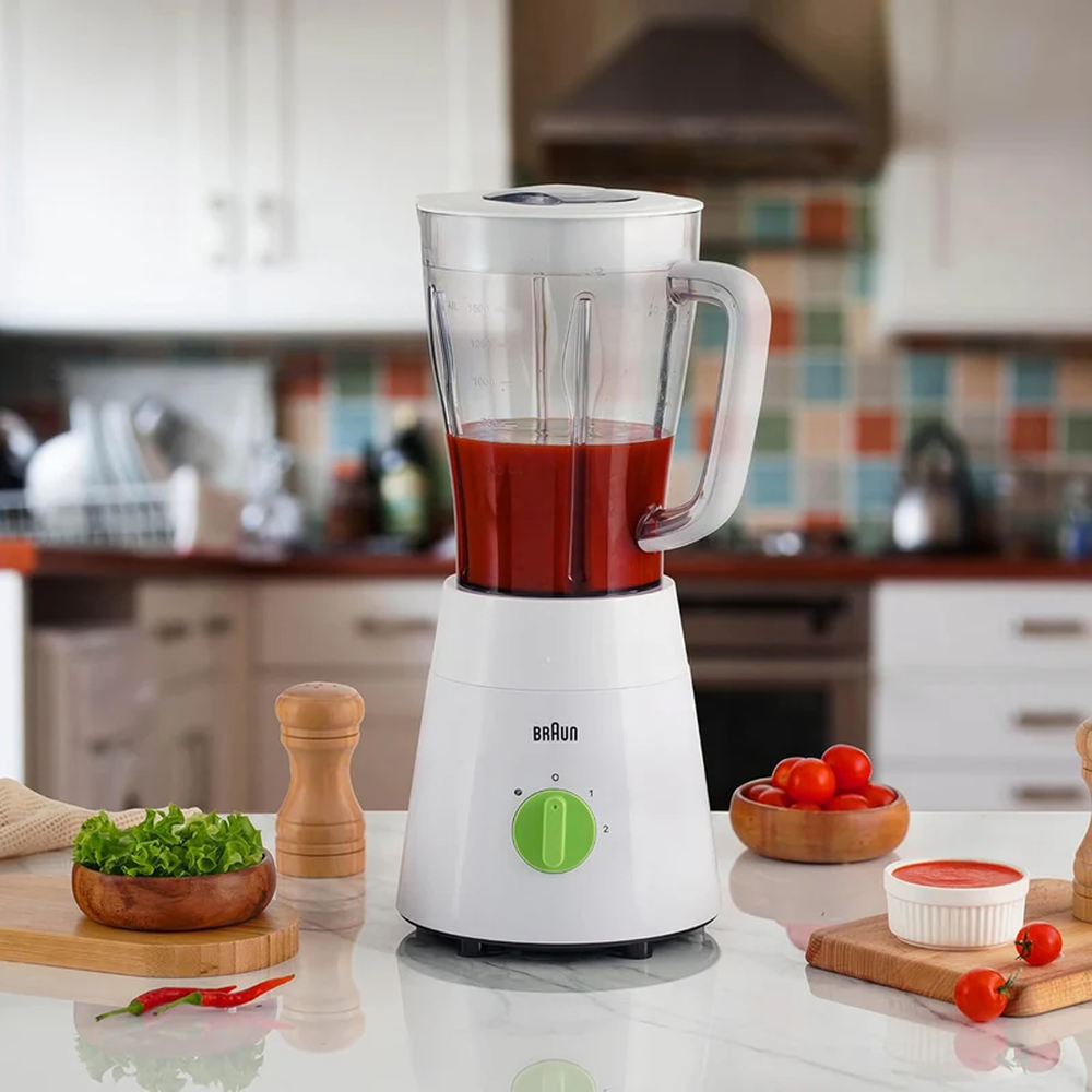 Blender With Mill 1.75L JB0123WH - 500W, 2 Mills, Ice Crushing