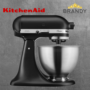 KitchenAid Classic 4.3 L Tilt-Head Stand Mixer 5K45SSEBM Matte Black