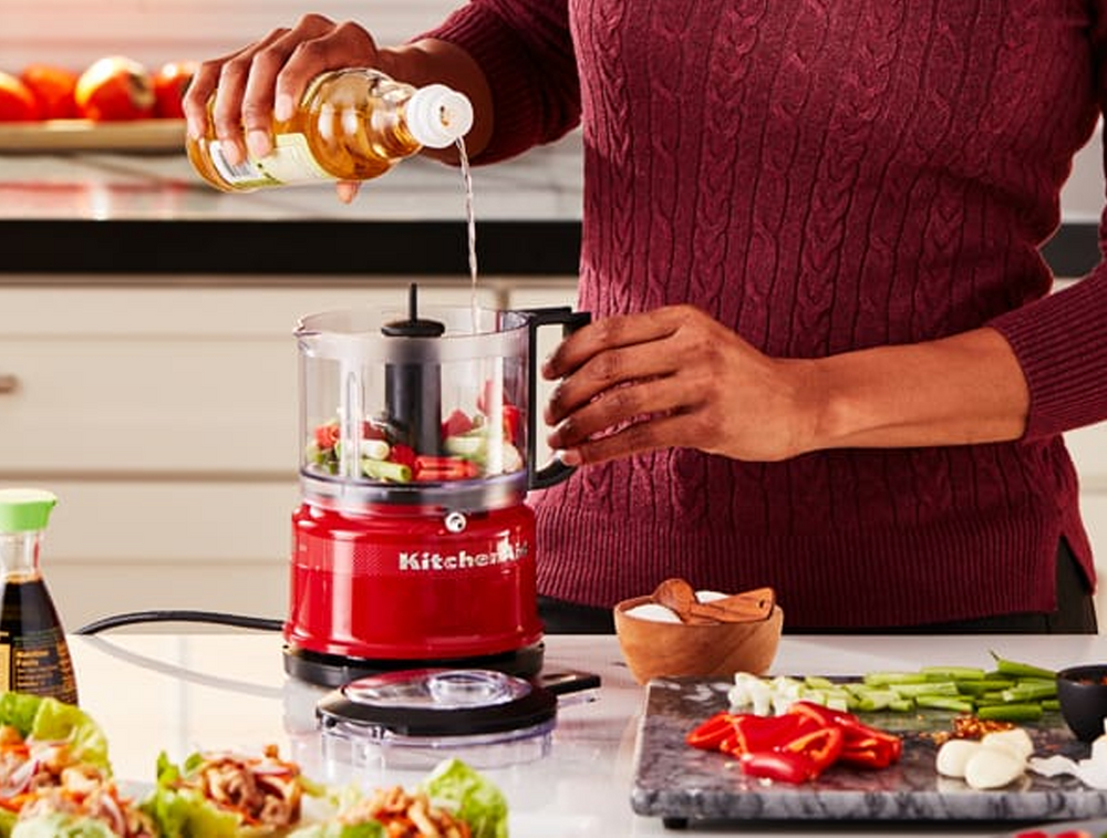 KitchenAid Queen of Hearts Mini Food Chopper 0.83 L 5KFC3516HESD Passion Red
