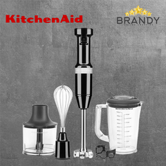KitchenAid Hand Blender with Accessories 5KHBV83EOB Onyx Black