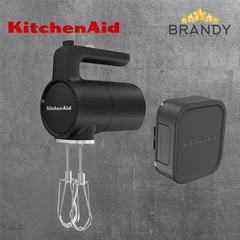 KitchenAid Go Cordless Hand Mixer 7-Speed Matte Black (5KHMR700BM, 5KHMR762BM)