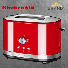 KitchenAid 2-Slot Manual Toaster 5KMT2116EER Empire Red