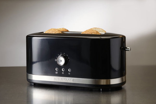 KitchenAid Long Slot Manual Toaster 5KMT4116EOB Onyx Black