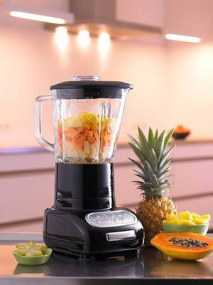 KitchenAid Artisan Blender 1.5 L Glass Jar with 0.75 L Culinary Jar 5KSB5553EOB Onyx Black