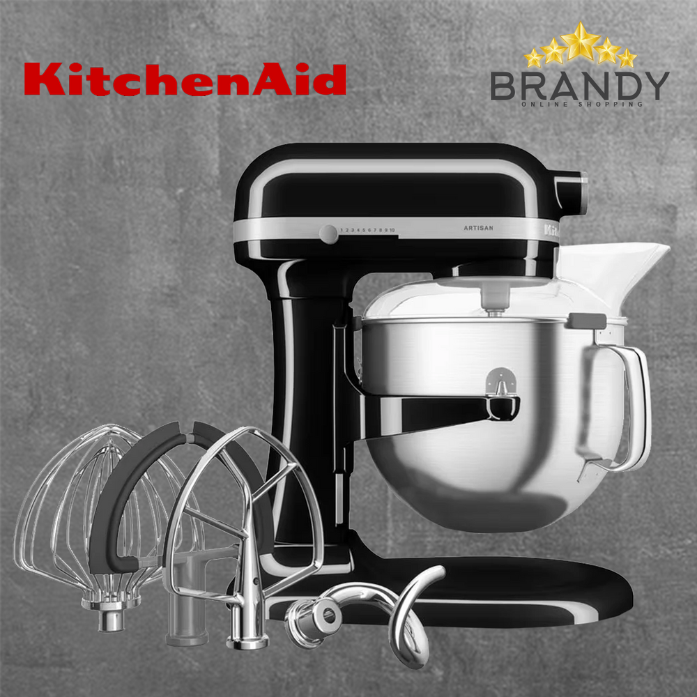 KitchenAid Artisan Premium 6.6 L Bowl-Lift Stand Mixer 5KSM70SHXEOB Onyx Black