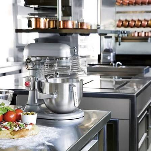 KitchenAid Professional 6.9 L Bowl-Lift Stand Mixer 5KSM7990XESM Silver Metallic