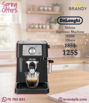De'Longhi Stilosa EC260.BK Manual Espresso Machine 15-bar Black