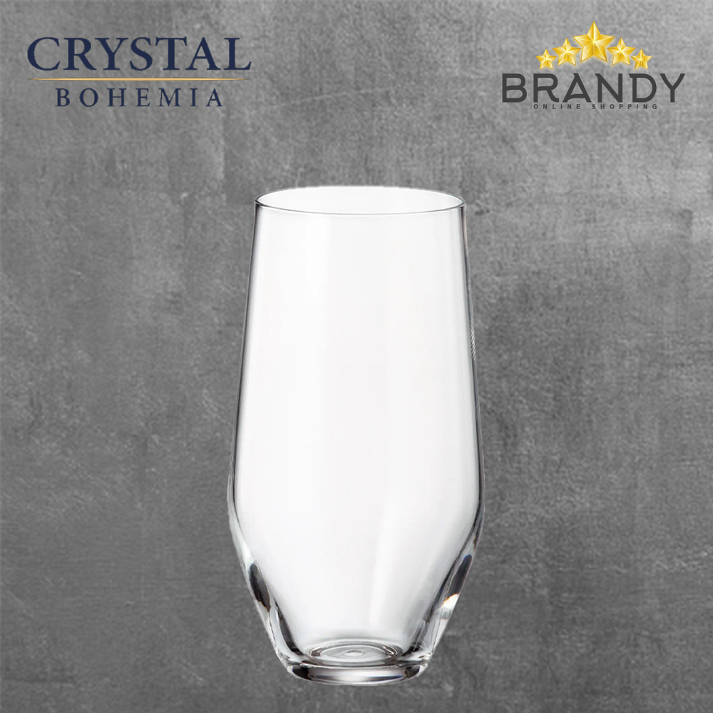 Grus Long Cups Set 6pcs, Crystal Glass, 400ml