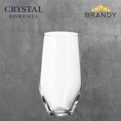 Grus Long Cups Set 6pcs, Crystal Glass, 400ml