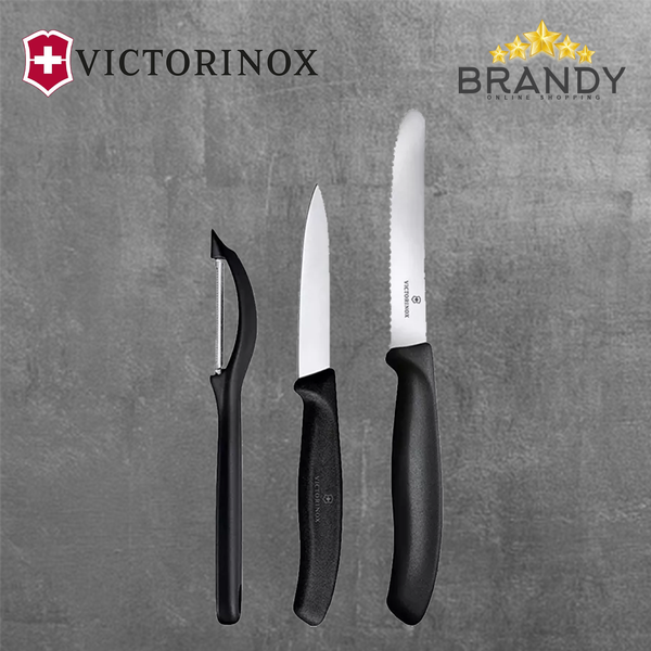 Set of 2 Victorinox Knives with Universal Peeler