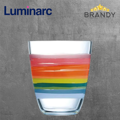 Color Pencil Short Cups Set 6pcs, 31cl Glass Drinkware