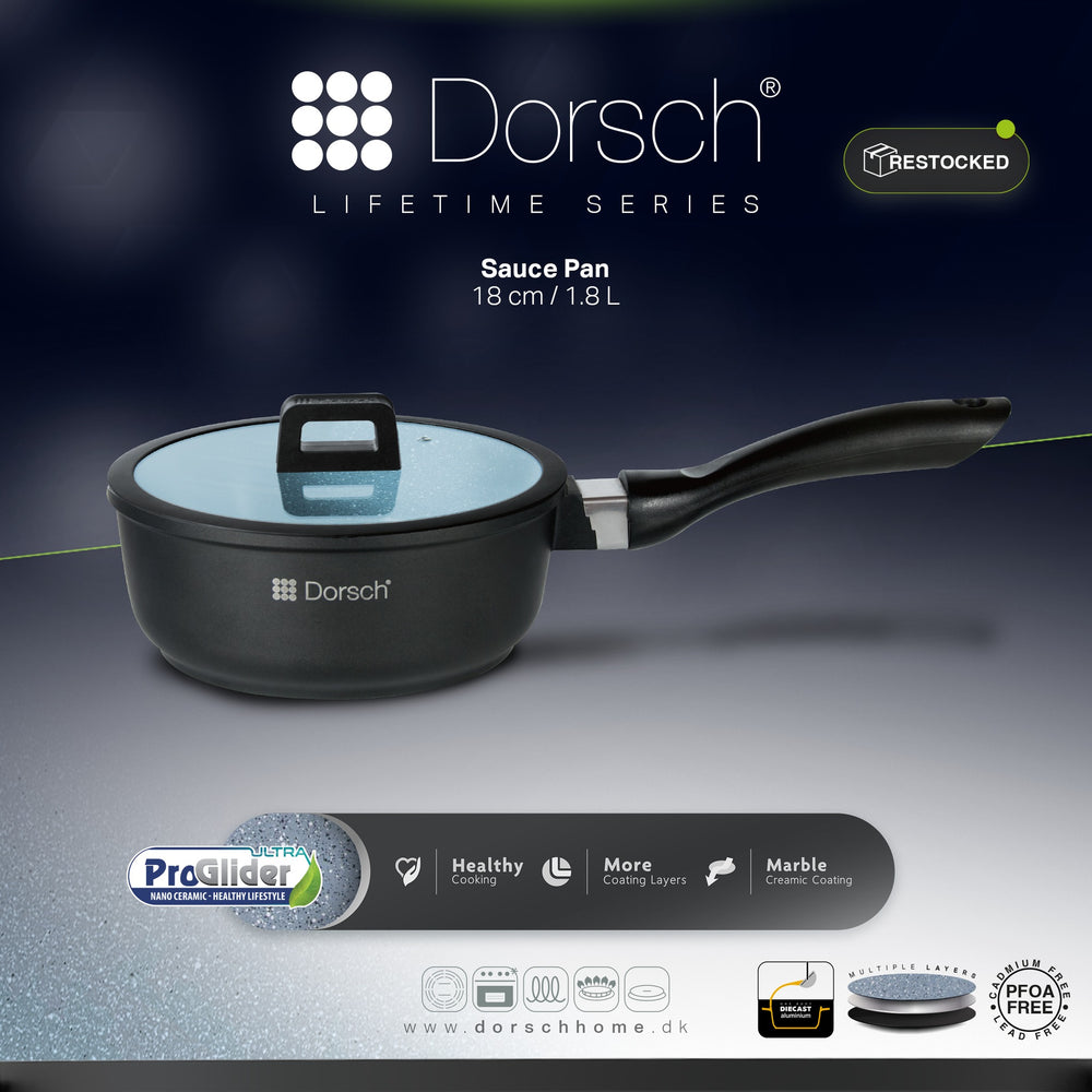 Dorsch Lifetime Granite Saucepan 18cm Non-Stick
