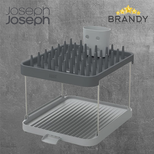 Duo 2-Tier Dish Rack with Cutlery Holder