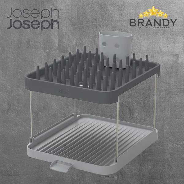 Duo 2-Tier Dish Rack with Cutlery Holder