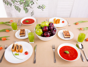 Zelie White Dinner Set 36pcs