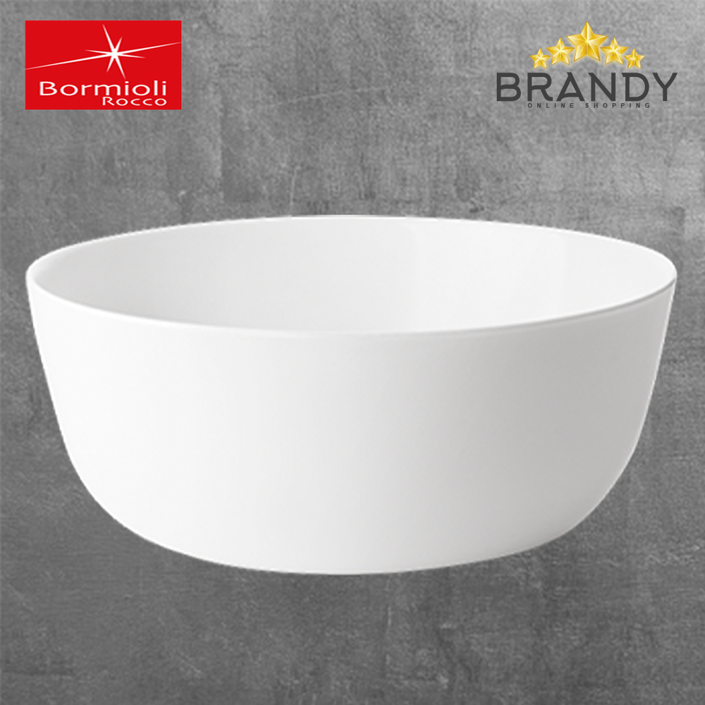 Toledo Salad Bowl 23cm Opal Glass