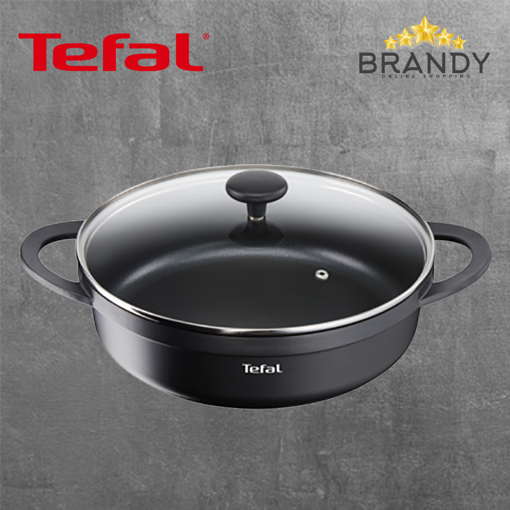 Trattoria Low Casserole 28cm with Titanium Coating