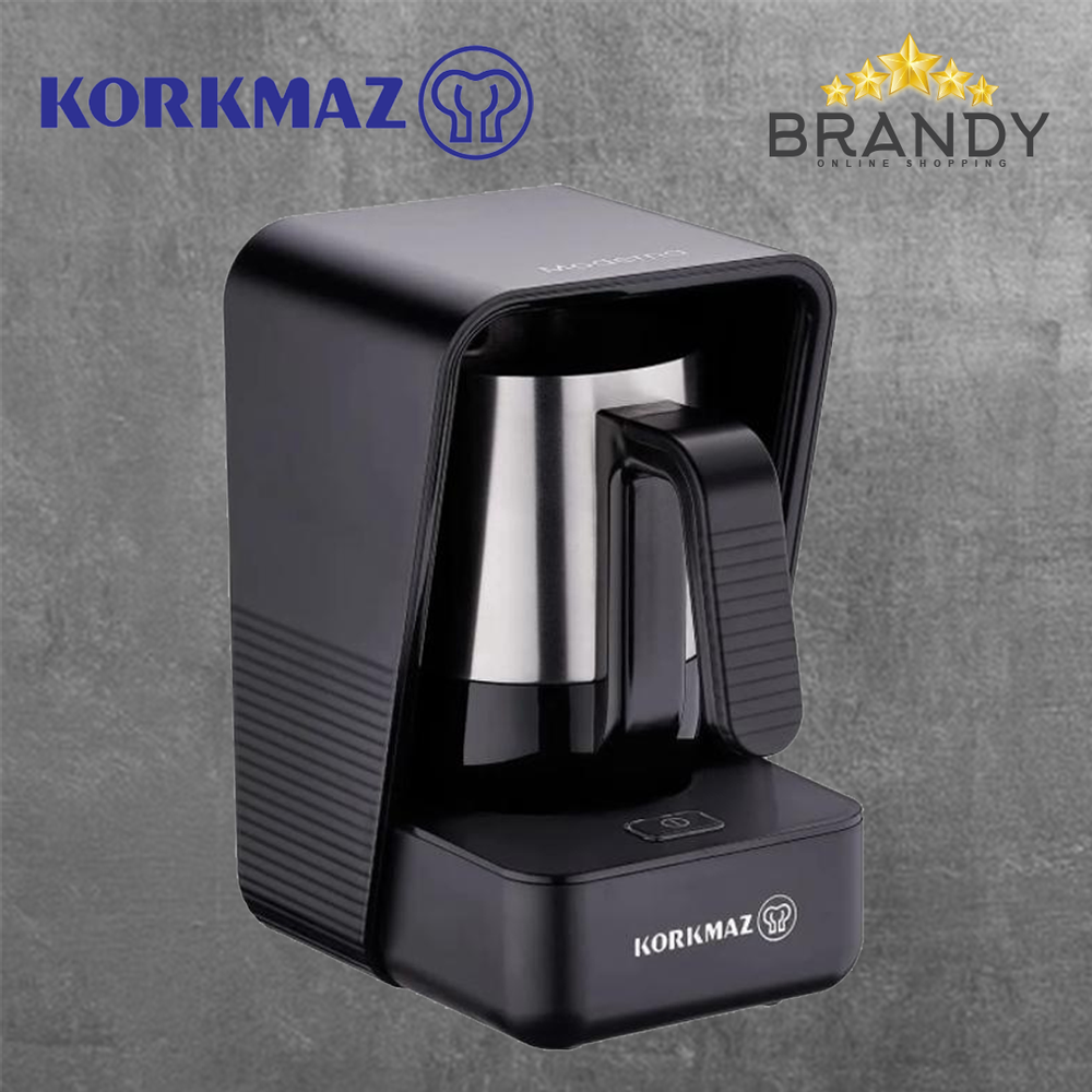 Moderna Coffee Maker 5 Cups - Stainless Steel, Black