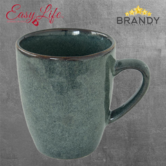Easy Life Genesis Green Mug 400ml Porcelain Green-1