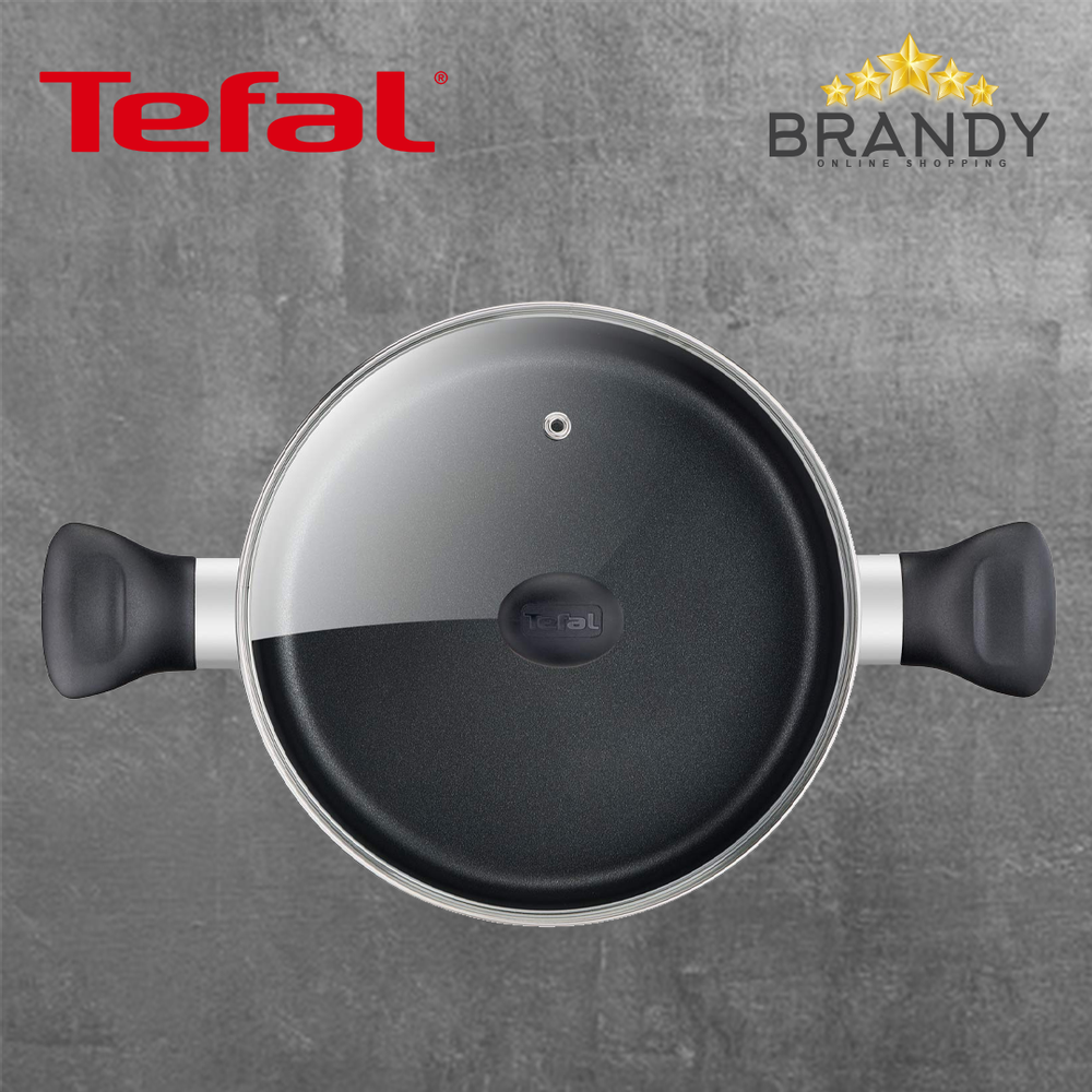 Super Cook Pot Non-Stick Aluminum with Glass Lid