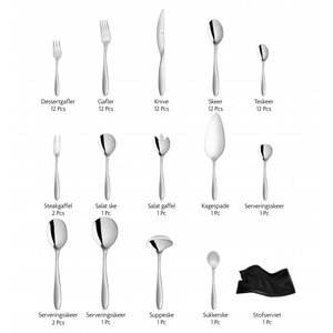 Tulip Cutlery Set 72pcs Stainless Steel + Free Tefal Set 3 Knives