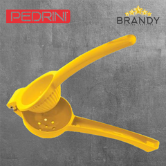 Pedrini Citrus Squeezer, Aluminium, Yellow