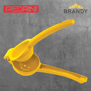 Pedrini Citrus Squeezer, Aluminium, Yellow