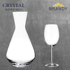Fringilla Wine Set 7pcs - Crystal Drinkware from Czech Republic