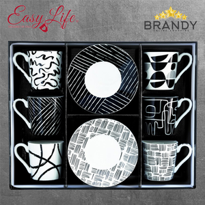 Graffiti Coffee Cups Set 6pcs