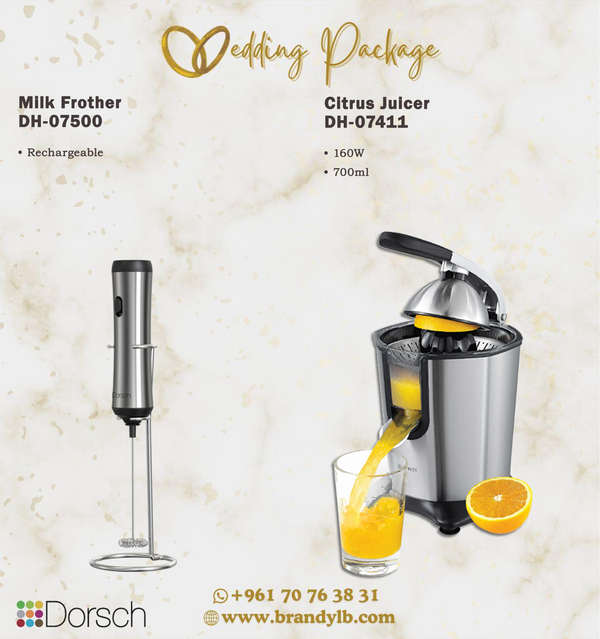 Dorsch Wedding Package + GIFT Luminarc Dinner Set