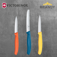 Victorinox Swiss Classic Kitchen Knife Set 3-Piece Colored