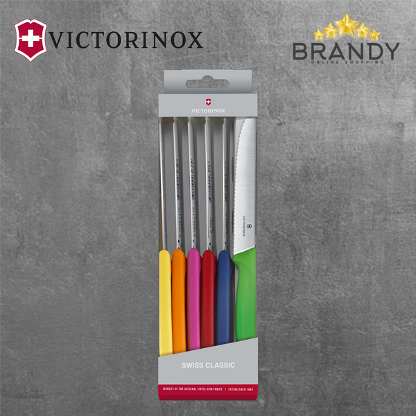 Table Knives Set 6pcs Multicolor
