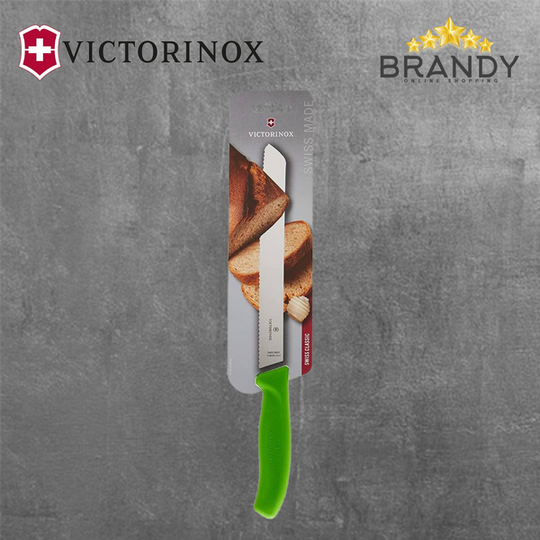 Victorinox Swiss Classic Bread Knife 21 cm Serrated Green