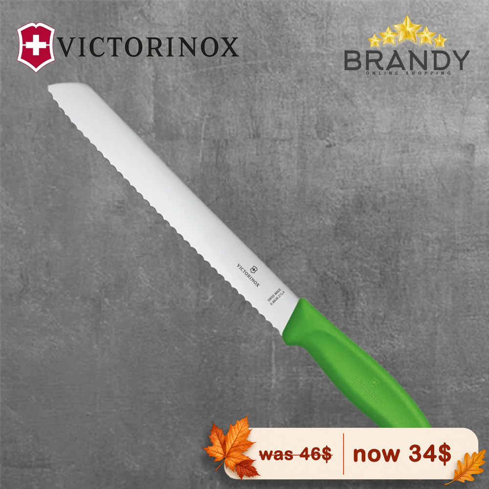 Victorinox Swiss Classic Bread Knife 21 cm Serrated Green
