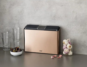 Joseph Joseph Folio Steel 4-Piece Chopping Board Set Rose Gold Case