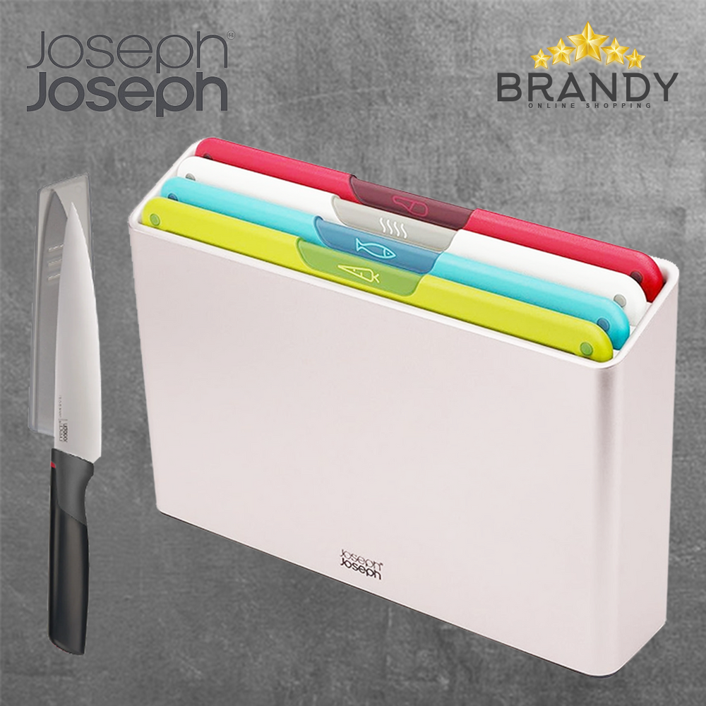 Joseph Joseph Folio Icon 4-Piece Cutting Board Set Large With Gift Knife-3