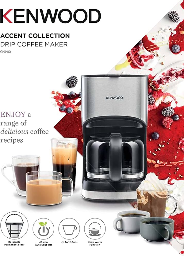 Coffee Maker 12 Cups CMM10 with Permanent Filter