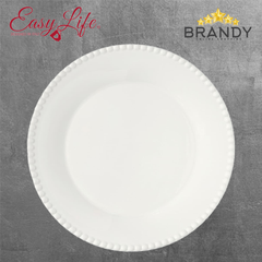 Tiffany White Round Plate 30cm