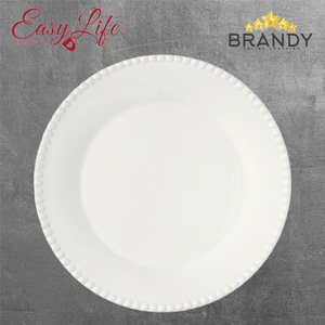 Tiffany White Round Plate 30cm