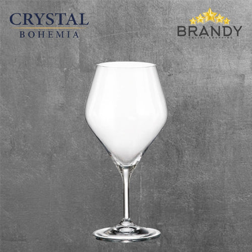 Crystal Bohemia Gavia 6-Piece Wine Glass Set Lead-Free Crystal