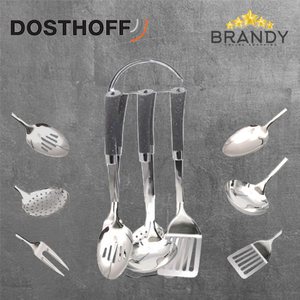 Utensils Set With Stand - 7pcs