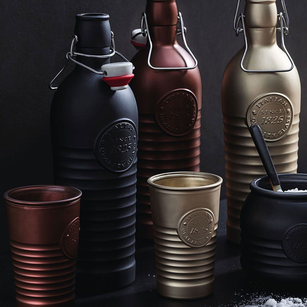 Officina Black Bottle 1.2L Glass Serveware