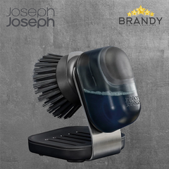 Joseph Joseph SinkTech Washing Up Brush & Sponge Set with Stand Grey